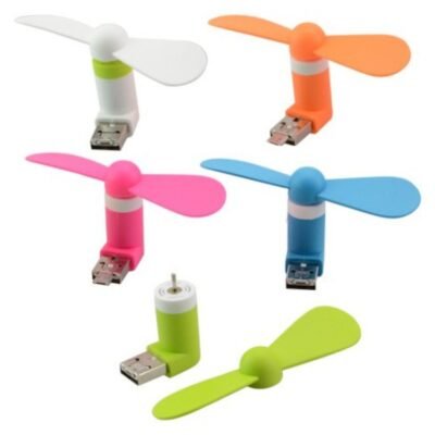 Mini Cooler Micro USB Fan Multicolor