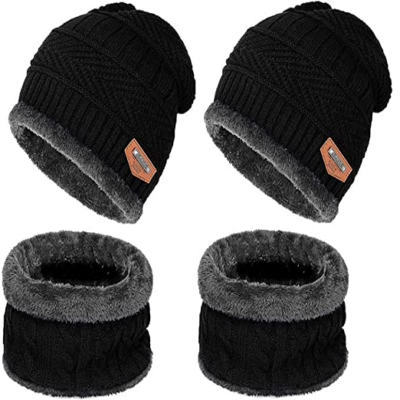 Woolen Cap & Neck Warmer (Muffler) for Winter...