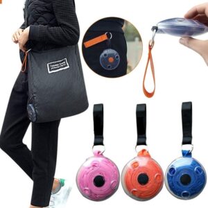 Shopping Reusable Foldable Portable Tote Clip Roll Bag