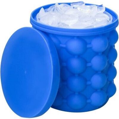 Ice Cube Mold Ice Trays, Large Silicone (2in1)
