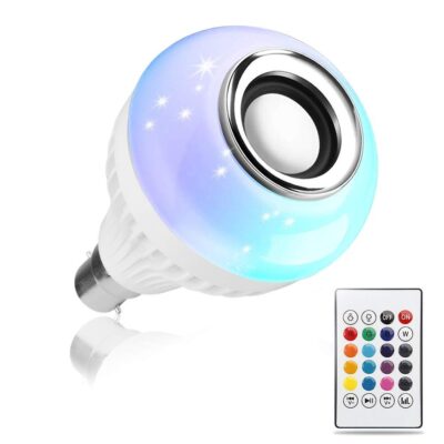 B22D 9-Watt LED Bluetooth Speaker Music Bulb