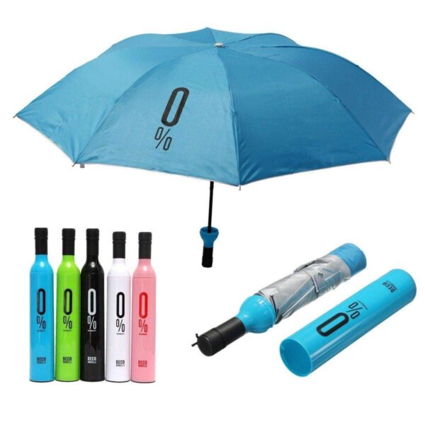 Bottle Umbrella with Bottle Cover for UV Protection & Rain