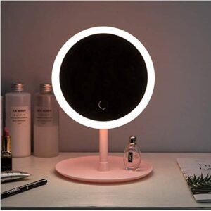 LED Portable Beauty Desktop Touch Screen Makeup Mirror with Light