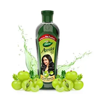 PACK OF 2 Dabur Amla Hair Oil for Strong , Long and Thick Hair -450ml