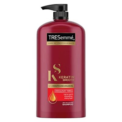 Tresemme Keratin Smooth Shampoo,With Keratin And Argan Oil For Smoother And Shinier Hair, 1 Ltr