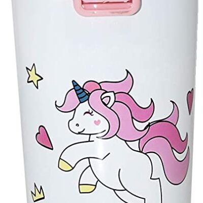 380 ml Cute Unicorn Character Insulated Steel Water Bottle
