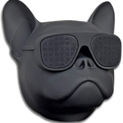 Print Portable Wireless Bluetooth Bull Dog Face Shelf