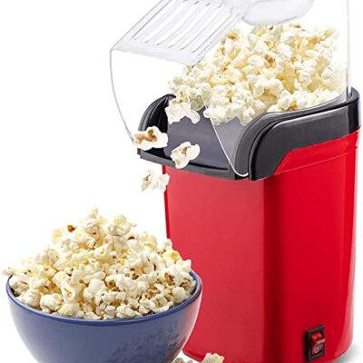 Hot Air Popcorn Maker Compact Tabletop Corn Kernel Air Popper