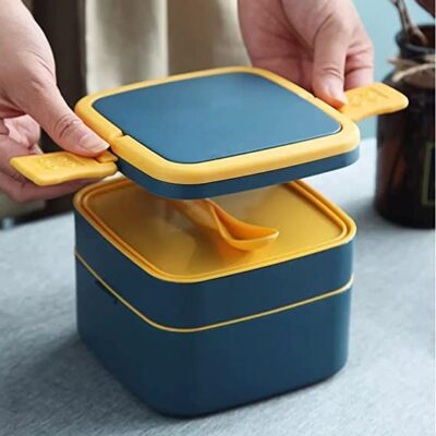 Portable Lunch Box Double Layers Bento