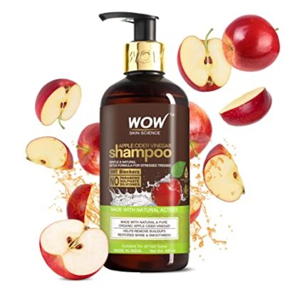 WOW Skin Science Apple Cider Vinegar Shampoo No sulphate & Parabens, 300ml