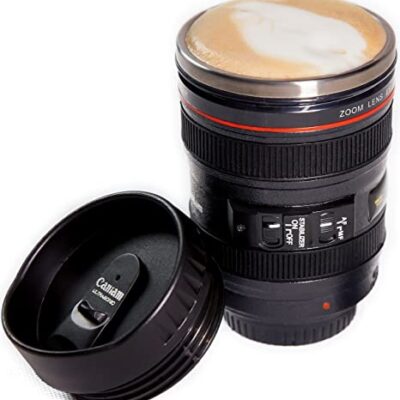 Lens Coffee Mug, Best Photographer Gift, Ideal for Travel