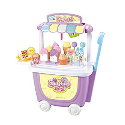 Role Play Dessert Trolley Set with 31 Pcs