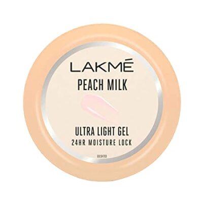 Lakme Peach Milk Ultra Light Gel,ultra light Weight with Peach Milk