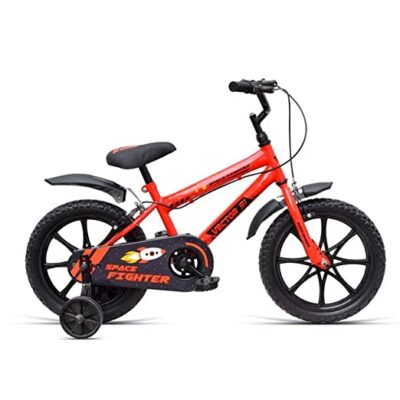 Space Fighter 16T Red Single Speed Kids Cycle for Unisex, Frame : 10.5 Inches