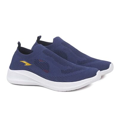 Sports Running,Walking & Gym Shoes with Eva Sole Casual Lightweight Slip-On Shoes for Men’s & Boy’s  White & Blue