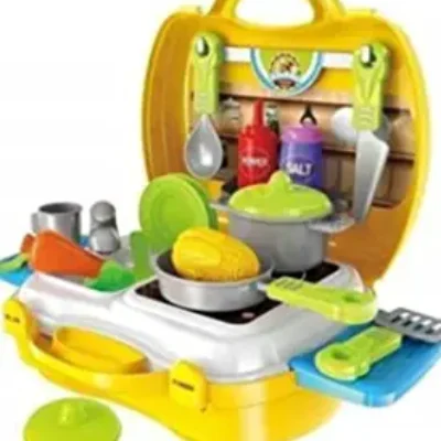 Kitchen Set Pretend Play Toy for Girls 26