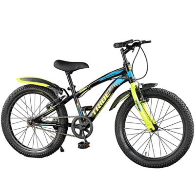 LLBC2001 Tribe 20T Cycle Yellow&Black I Ideal for: Kids (5-8 Years) I Frame Size: 12″ | Ideal Height : 3 ft 10 inch+ I Unisex Cycle| 85% AssembledI Easy self-Assembly