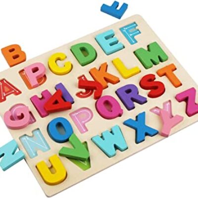 Wooden English Alphabets and Color Learning