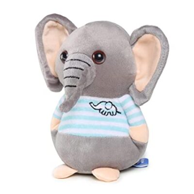 Soft Animal Plush Elephant Toy 20cm, Blue