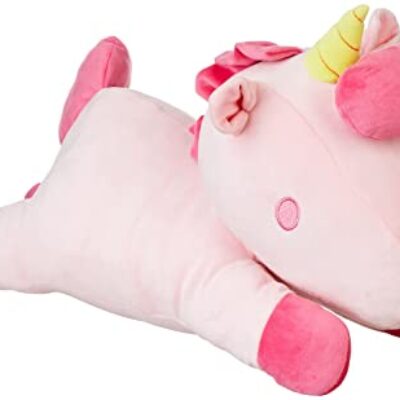 Laying Unicorn Soft Toy, 56cm