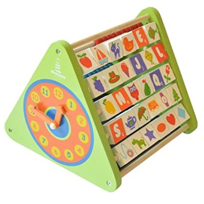 5-in-1 Wooden Activity Triangle Toy