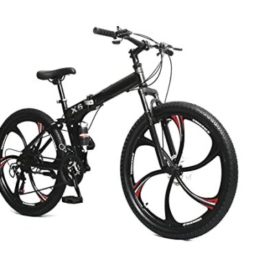 Foldable Alloy Wheels MTB with 21 Gears and Dual DISC Brakes