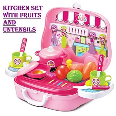 Portable Cooking Kitchen Play Set