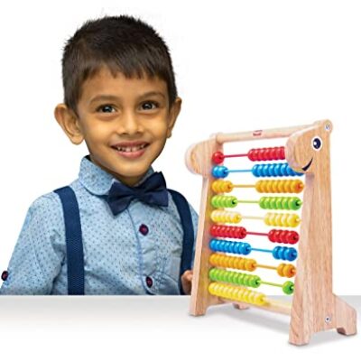 Abacus, Multicolour Wooden Educational Toy