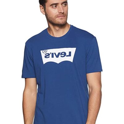 Levi’s Mens Round Neck Printed T-Shirt Round...
