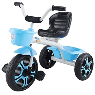 Comfy Lite Kids|Baby Trike|Tricycle with Dual Storage Basket for Kids|Boys|Girls Age Group 2 to 5 Years, TZ-537 (Blue) Brand: Toyzoy