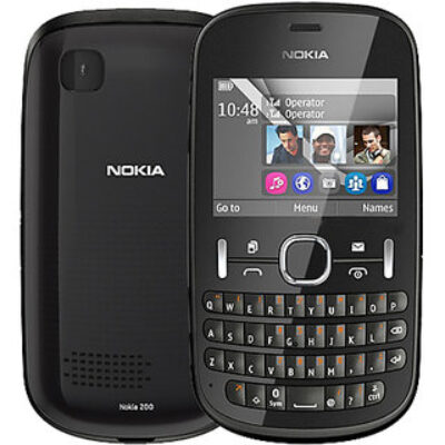 Nokia Asha 200 black qwert keypad Refurbished
