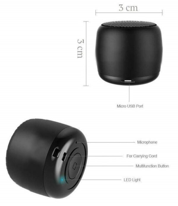 M3 Wireless Bluetooth Speakers 3D Mini