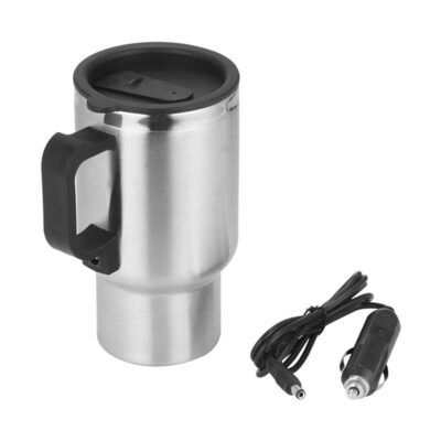 Car Charging Electric Kettle Stainless Steel Coffee Mug 12V