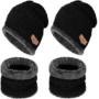 Woolen Cap & Neck Warmer (Muffler) Combo for Winters