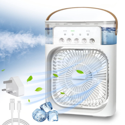 Portable Air Cooler Humidifier Fan Rechargable AC ...