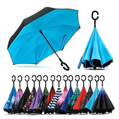 Solveig Large Inverted Umbrella – Windproof,...