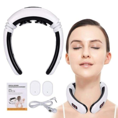 Electric Neck Massager with 16 Levels – Cervical...