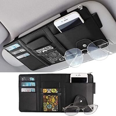 Car Sun Visor Organizer |Truck Car Sunglasses