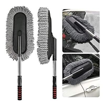 Removable Telescopic Car Wax Drag Nano Fiber Car Duster