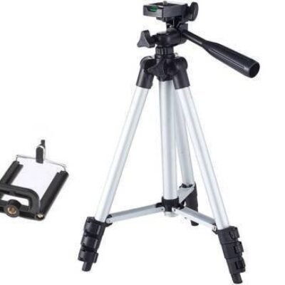 Tripod Stand Height and Angle Adjustable Holder for Mobile Phones