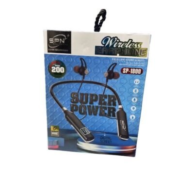 SPN SP-1800 Bluetooth Neckband with Noise Isolatio...