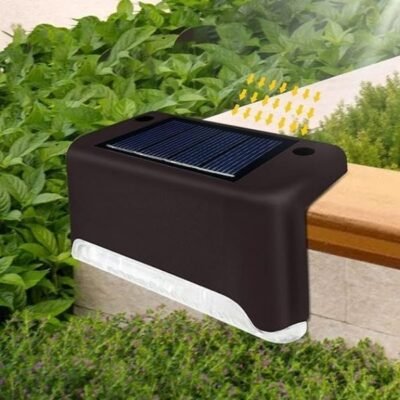 Plastic Solar Step Light, Outdoor Led Solar Powere...