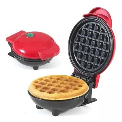 Mini Waffle Maker, Non-Stick Electric Iron Machine...