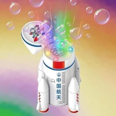 Space Rocket Launch Automatic Bubble Machine with ...