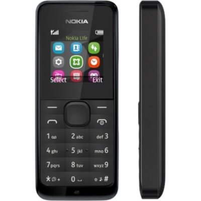 Nokia 105 4th Edition Single Sim keypad Mobile Phone Refurbished