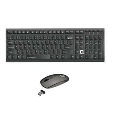 Quantron Wireless Keyboard & Mouse Combo Set