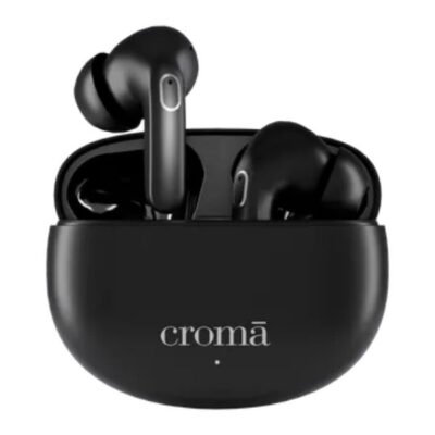 Croma TWS Bluetooth Earbuds with Noise Cancellatio...