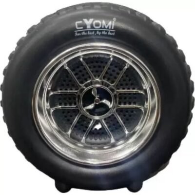 Cyomi Portable Tire Shape Bluetooth Speaker for CA...