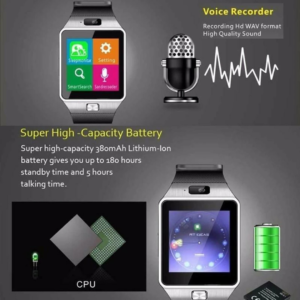 DZ09 Android Watch with SIM Slot, Camera & Memory Card Support