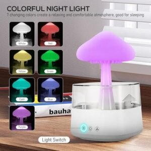 Rain Cloud Mushroom Lamp, Aromatherapy Essential Oil Diffuser